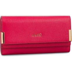 Duży Portfel Damski LIU JO - Xl Bifold Double N19178 E0087 Azalea 81852. Różowe portfele damskie Liu Jo, bez wzorów, ze skóry ekologicznej. Za 339,00 zł.