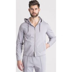 BLUZA DRESOWA Emporio Armani. Szare bluzy męskie xxl, z aplikacjami, z dresówki, z kapturem. Za 989,00 zł.