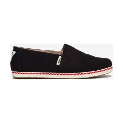 Paez Espadryle Czarny. Czarne espadryle damskie Paez, bez wzorów, z materiału, bez obcasa. Za 249,95 zł.