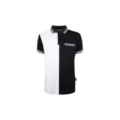 Koszulki polo z krótkim rękawem Versace Jeans B3GQA7P7 / Polo Regular. Czarne koszulki męskie Versace Jeans, m, bez wzorów, z jeansu, polo, z krótkim rękawem, krótkie. Za 389,00 zł.