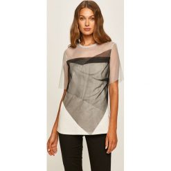 MAX&Co. - T-shirt. Białe bluzki damskie MAX&Co., s, bez wzorów, z bawełny, casualowe, z okrągłym kołnierzem, z krótkim rękawem. Za 359,90 zł.