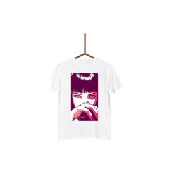 Koszulka Pulp Fiction - Mia Wallace Męska. Białe koszulki męskie Failfake, xl, bez wzorów, bez kołnierzyka. Za 130,00 zł.