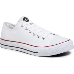 Trampki LEE COOPER - LCW-20-31-031 White. Białe półbuty męskie Lee Cooper, bez wzorów, z gumy, bez zapięcia. Za 99,00 zł.