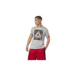T-shirty z krótkim rękawem Reebok Sport Koszulka GS Glitch Delta. Szare koszulki męskie Reebok Sport, xl, bez wzorów, bez kołnierzyka, z krótkim rękawem, krótkie. Za 99,95 zł.