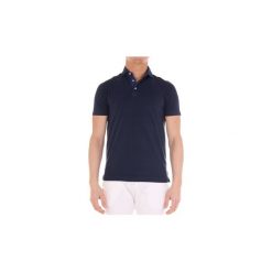 Koszulki polo z krótkim rękawem Heritage 0820P. Niebieskie koszulki męskie Heritage, m, bez wzorów, z krótkim rękawem. Za 283,25 zł.
