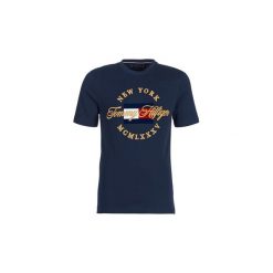 T-shirty z krótkim rękawem Tommy Hilfiger ICON RELAX FIT TEE. Niebieskie t-shirty męskie TOMMY HILFIGER, m, bez wzorów, bez kołnierzyka, krótkie. Za 207,20 zł.