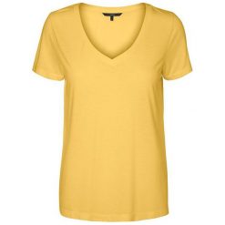 Vero Moda Koszulka damska Spicy V-neck Ss Top Color Yarrow (rozmiar S). Koszulki damskie Vero Moda, s, bez wzorów, bez kołnierzyka, bez rękawów. W wyprzedaży za 28,00 zł.