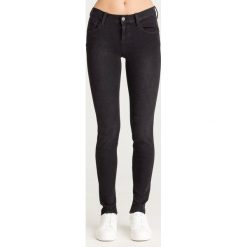 JEANSY BOTTOM UP SLIM FIT LIU JO. Czarne jeansy damskie Liu Jo, z aplikacjami, z elastanu. Za 749,00 zł.