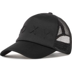 Czapka z daszkiem ROXY - ERJHA03759 KVJ0. Czarne czapki damskie Roxy, bez wzorów, z poliesteru. Za 129,00 zł.