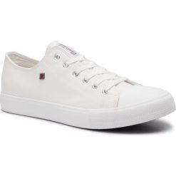 Trampki BIG STAR - V174347R46 White. Białe trampki męskie BIG STAR, bez wzorów, z gumy, klasyczne, bez zapięcia. Za 109,00 zł.