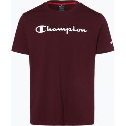 Champion - T-shirt męski, czerwony. Czerwone t-shirty męskie Champion, s, z napisami, z bawełny, bez kołnierzyka. Za 99,95 zł.