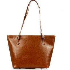 Torebka skórzana damska DAN-A T273 camel - camel. Brązowe torebki klasyczne damskie DAN-A, bez wzorów, ze skóry, eleganckie, bez dodatków. Za 259,99 zł.