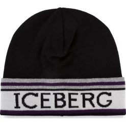 Czapka ICEBERG - 2c Berretto Maglia 19II2P130417010-9000 Black. Czarne czapki damskie Iceberg, bez wzorów, z bawełny. Za 319,00 zł.