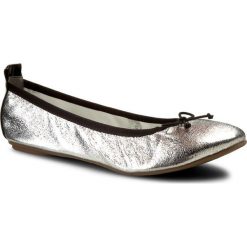 Baleriny TAMARIS - 1-22113-28 Silver Struct. 927. Szare baleriny damskie Tamaris, bez wzorów, ze skóry ekologicznej, bez obcasa, bez zapięcia. W wyprzedaży za 149,00 zł.
