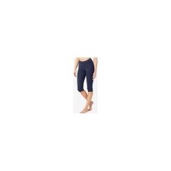 Rybaczki slim Gym & Pilates Fit+ 500 damskie. Niebieskie rybaczki damskie NYAMBA, xs, bez wzorów, z elastanu. Za 34,99 zł.