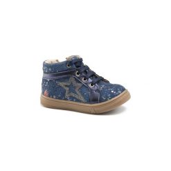 Buty Dziecko GBB NAVETTE. Niebieskie trampki dziewczęce marki GBB, bez wzorów, bez zapięcia. Za 263,20 zł.