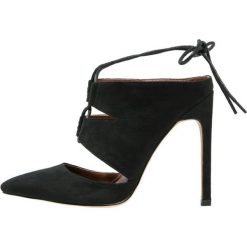 Sandały damskie: Missguided Sandały na obcasie black
