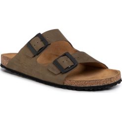 Klapki SERGIO BARDI - SB-56-09-000526 462. Zielone klapki męskie Sergio Bardi, ze skóry, bez zapięcia. Za 239,00 zł.