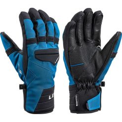 Leki rękawice narciarskie Progressive 7 S Mf Touch Petrol-Black 9. Czarne rękawiczki damskie Leki, bez wzorów, z materiału. Za 455,00 zł.