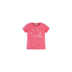 Bluzka dziewczęca z printem. Różowe t-shirty dziewczęce TXM. Za 4,99 zł.