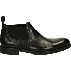 Botki męskie - 9264 SAF NERO. Czarne botki męskie marki Venezia, ze skóry. Za 359,00 zł.