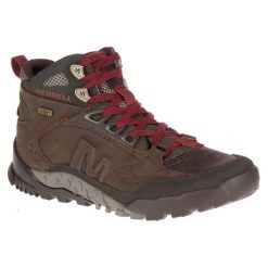 Merrell Annex Trak Mid Wtpf Clay 10,5 (45). Pomarańczowe buty skate męskie marki Merrell, ze skóry, trekkingowe. Za 449,00 zł.
