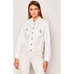 Kurtka jeansowa Tory Burch Classic 64756. Białe kurtki damskie Tory Burch, s, bez wzorów, z elastanu, bez kaptura. W wyprzedaży za 1229,00 zł.