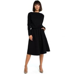 Bewear Sukienka Damska L Czarny. Czarne sukienki na komunię BeWear, na co dzień, l, z materiału. Za 259,00 zł.