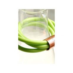 Fukui 02. Zielone bransoletki damskie marki Detoxdesign, z materiału, srebrne. Za 95,00 zł.
