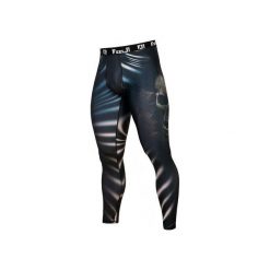 LEGGINSY MĘSKIE SKULL. Spodnie męskie Feelj!, xxl, z nadrukiem, ze skóry, na fitness i siłownię. Za 179,00 zł.