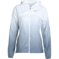 Nike Performance SHIELD HOODED PRISM Kurtka do biegania armoury blue/white. Czerwone kurtki damskie do biegania Nike Performance, l, z materiału. W wyprzedaży za 359,20 zł.