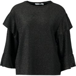Bluzki damskie: NAKD FLOUNCE SLEEVE SPARKLE Bluzka z długim rękawem black