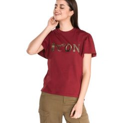 Tommy Hilfiger Lindy Koszulka Czerwony. Czerwone koszulki damskie TOMMY HILFIGER, xs, z nadrukiem, z bawełny, bez kołnierzyka. Za 257,95 zł.