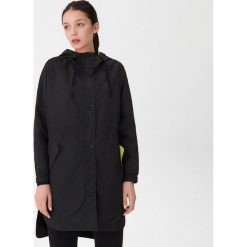 Parka oversize - Czarny. Czarne parki damskie House, s, bez wzorów, bez kaptura. Za 159,99 zł.