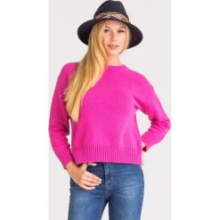 SWETER CARTONE MaxMara Weekend. Różowe swetry damskie Weekend Max Mara, s, bez wzorów, z kaszmiru, bez rękawów, bez kaptura. Za 1103,40 zł.