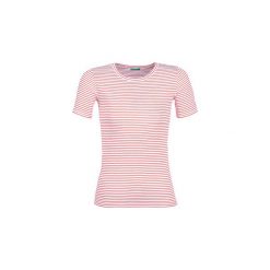 T-shirty z krótkim rękawem Benetton FELINO. Białe t-shirty damskie Benetton, s, bez wzorów, bez kołnierzyka. Za 69,00 zł.