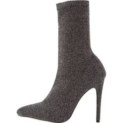 Botki damskie lity: BEBO TEGAN Botki na obcasie black glitter