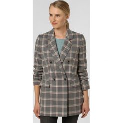 Marie Lund - Blezer damski, szary. Szare bolerka i narzutki damskie Marie Lund, w kratkę, bez rękawów. Za 449,95 zł.