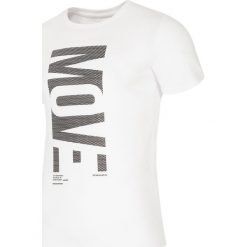T-shirty męskie z nadrukiem: T-shirt męski TSM218 – biały