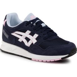 Sneakersy ASICS - Gelsaga 1192A184 Midnight/White 400. Niebieskie półbuty damskie Asics, z zamszu. Za 399,00 zł.