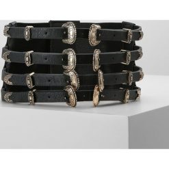 Paski damskie: ERASE MULTI BUCKLE Pasek black