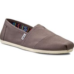 Półbuty TOMS - Classic 10000864 Ash. Szare półbuty męskie Toms, na co dzień, bez wzorów, ze skóry, bez zapięcia. W wyprzedaży za 159,00 zł.