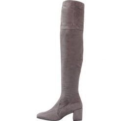 KIOMI Muszkieterki dark gray. Szare kozaki damskie KIOMI, z materiału. W wyprzedaży za 247,05 zł.