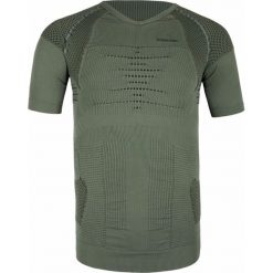 Koszulka X-BIONIC COMBAT ENERGIZER. Zielone koszulki męskie termoaktywne X BIONIC, bez wzorów, z materiału, bez kołnierzyka, bez rękawów. W wyprzedaży za 294,00 zł.