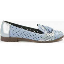 Baleriny damskie: Baleriny niebieskie Clotilde