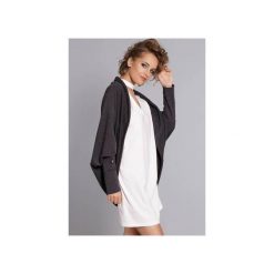 Narzutka Street Style Girl - grafit. Szare bluzy damskie marki Madnezz, s, z aplikacjami, z elastanu. Za 159,00 zł.