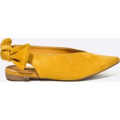 Answear - Baleriny Better. Pomarańczowe baleriny damskie ANSWEAR, z gumy. W wyprzedaży za 59,90 zł.