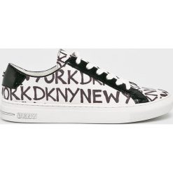 Dkny - Buty. Białe buty sportowe damskie DKNY, bez wzorów, z materiału, sportowe. W wyprzedaży za 249,90 zł.