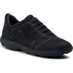 Sneakersy GEOX - D Nebula D D941ED 00032 C4021 Dk Navy. Czarne półbuty damskie Geox, ze skóry. W wyprzedaży za 399,00 zł.