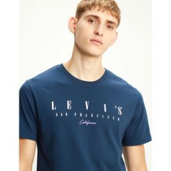 Levi's The Original Koszulka Niebieski. Niebieskie podkoszulki męskie Levi's®, s, z nadrukiem, z bawełny, bez kołnierzyka, krótkie. Za 102,95 zł.